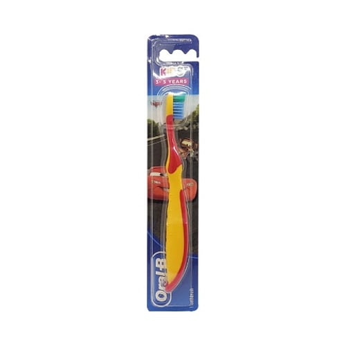 Oral-B Kids Soft Toothbrush 3+ years - Yellow & Red