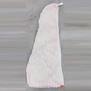 Ultra Soft Hair Wrap & Fleece Bath Towel - Light Baby Pink