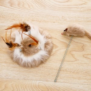 Taotao Pets Spring Mouse Funny Cat Toy Climbing Frame (20234)