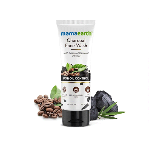 Mamaearth Charcoal Face Wash for Oil Control 100ml •