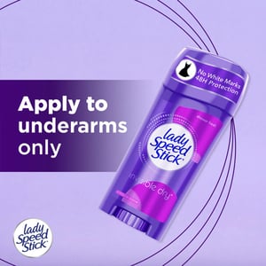 Lady Speed Stick Antiperspirant Deodorant Invisible Dry Shower Fresh 39.6g •