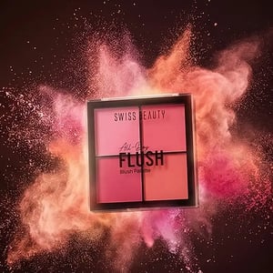 Swiss Beauty All Day Flush Blush Palette - 01 The Cheeky Edit