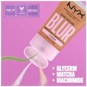 NYX Bare With Me Blur Tint Foundation 30ml - 10 Medium