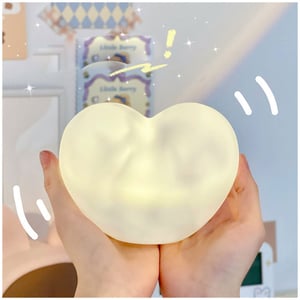 Mini LED Heart Lamp - White