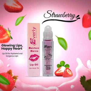 Everly Moisture Maven Lip Oil 6ml - Strawberry