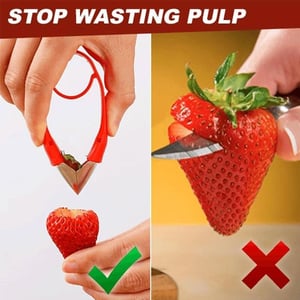 Veleka Fruit & Vegetable Huller - Red