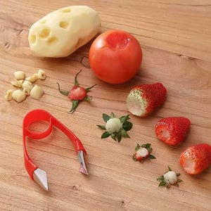 Veleka Fruit & Vegetable Huller - Red