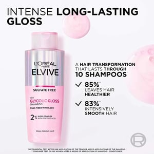 L’Oreal Paris Elvive Glycolic Gloss Shampoo 200ml  •