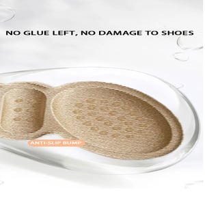 Heel Insoles Patch Pain Relief Anti Wear Paste - Black