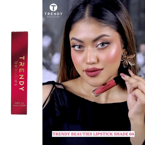 Trendy Beauties Waterproof Liquid Matte Lipstick - 04