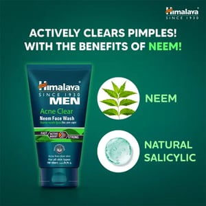 Himalaya Men Acne Clear Neem Face Wash 100ml