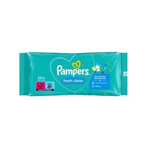 Pampers Fresh Clean Baby Wipes - 52 Wipes