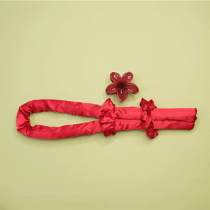 Heatless Hair Curler Accessories Set - Red