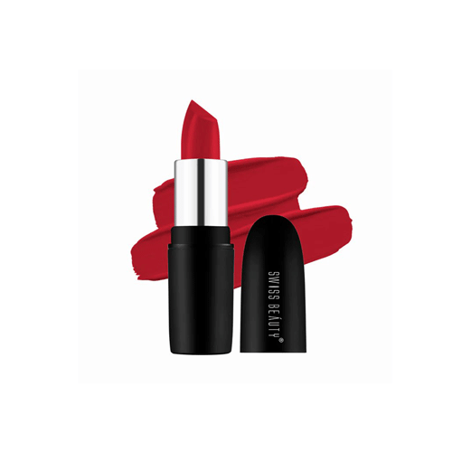 Swiss Beauty Pure Matte Lipstick 3.8g - 201 Russian Red