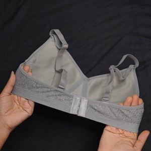 Soft Padded Bra For Women - 34-M Gray