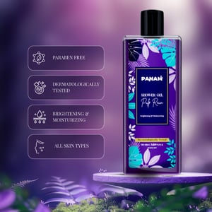 Panam Pulp Rain Shower Gel 250ml (Get 1 Free Loofah)