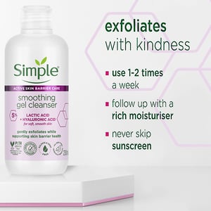 Simple Active Skin Barrier Care Smoothing Gel Cleanser 230ml•