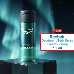 Reebok Deodorant Body Spray Cool Your Body 150ml  •