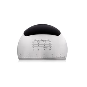 Stainless Steel Semi Circular Non-Slip Scraping Panel Baking Tool (1001084)