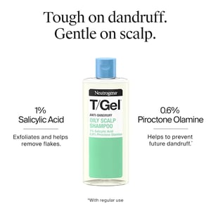 Neutrogena T-Gel  Anti Dandruff Oily Scalp Shampoo 250ml •