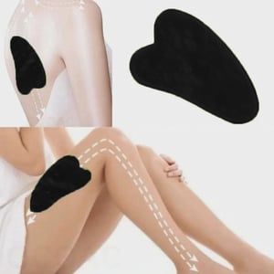 Daily Facial Massage Roller With Gua Sha - Black