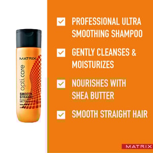 Matrix Opti.Care Smooth Straight Professional Shampoo 200ml •