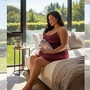 Ultra Comfortable Hot Water Bag - Purple Sheep