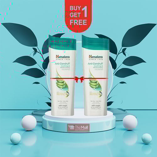 Himalaya Anti-Dandruff Soothing & Moisturising Shampoo 180ml (Buy 1 Get 1 Free)