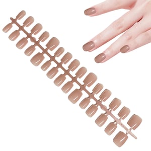Premium False Nails 30pcs - Dark Nude
