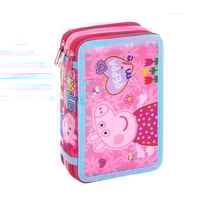 Peppa Pig 3 Tier Filled Zip Pencil Case