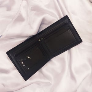 Check Printed Men’s Wallet - Black