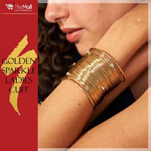 Golden Sparkle Ladies Cuff