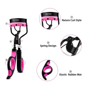 IMAGIC Eyelash Curler - Black & Pink