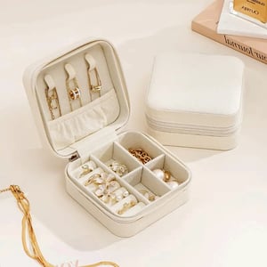 Jewelry Storage Box - Chalk White