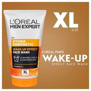 L'Oreal Men Expert Hydra Energetic Wake-Up Effect Face Wash XL 150ml•