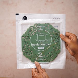 Dining Table Silicone Insulation Mats - Bottle Green