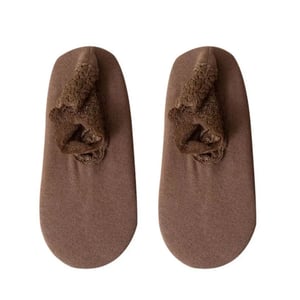 Breathable Lightweight Floor Socks - Light Brown