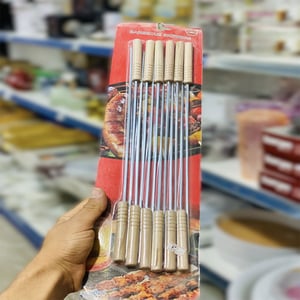 Stainless Steel Barbecue Skewers 12pcs