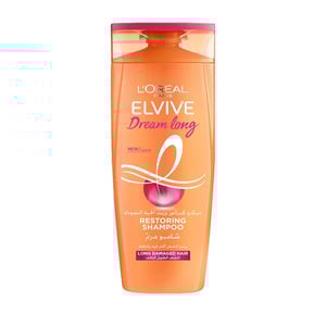 L'Oreal Elvive Dream Long Restoring Shampoo For Long Damaged Hair 400ml •