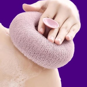 Exfoliating Sponge Shower Loofah - Bright Green