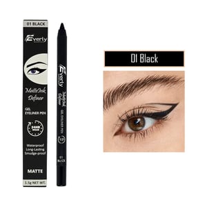Everly Matte Ink Definer Gel Eyeliner Pen - Black