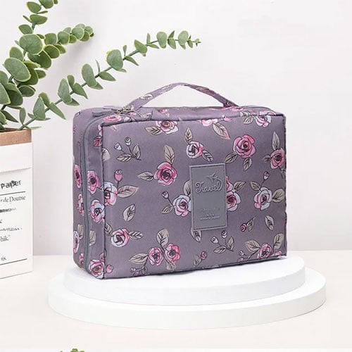 Makeup Storage Travel Bag - Greyish Purple