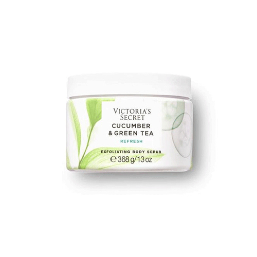 Victoria's Secret Refresh Cucumber And Green Tea Exfoliating Body Scrub 368g •