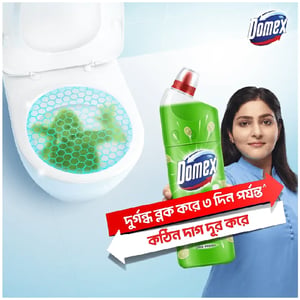 Domex Liquid Toilet Cleaner 750ml - Lime Fresh (Get Food Container Free)