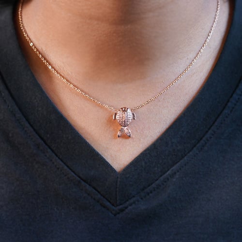 Fashionable Titanium Steel Colorfast Necklace - D