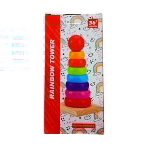 Rainbow Tower Wooden Toy