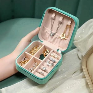 Jewelry Storage Box - Cyan