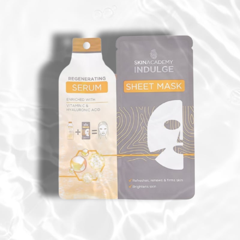 Skin Academy Indulge Regenerating Serum Sheet Mask