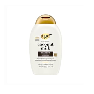 OGX Nourishing + Coconut Milk Hydrating Shampoo 385ml •