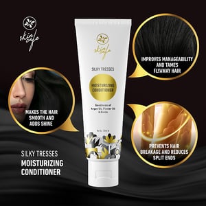 Skin Cafe End Of Hair Fall Biotin Shampoo With Onion Extract 250ml With Skin Cafe Silky Tresses Moisturizing Conditioner 120ml Combo